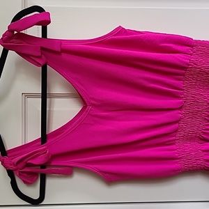 Hot pink medium-sized dress